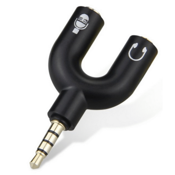 Adaptador Divisor de Audio Alta Calidad